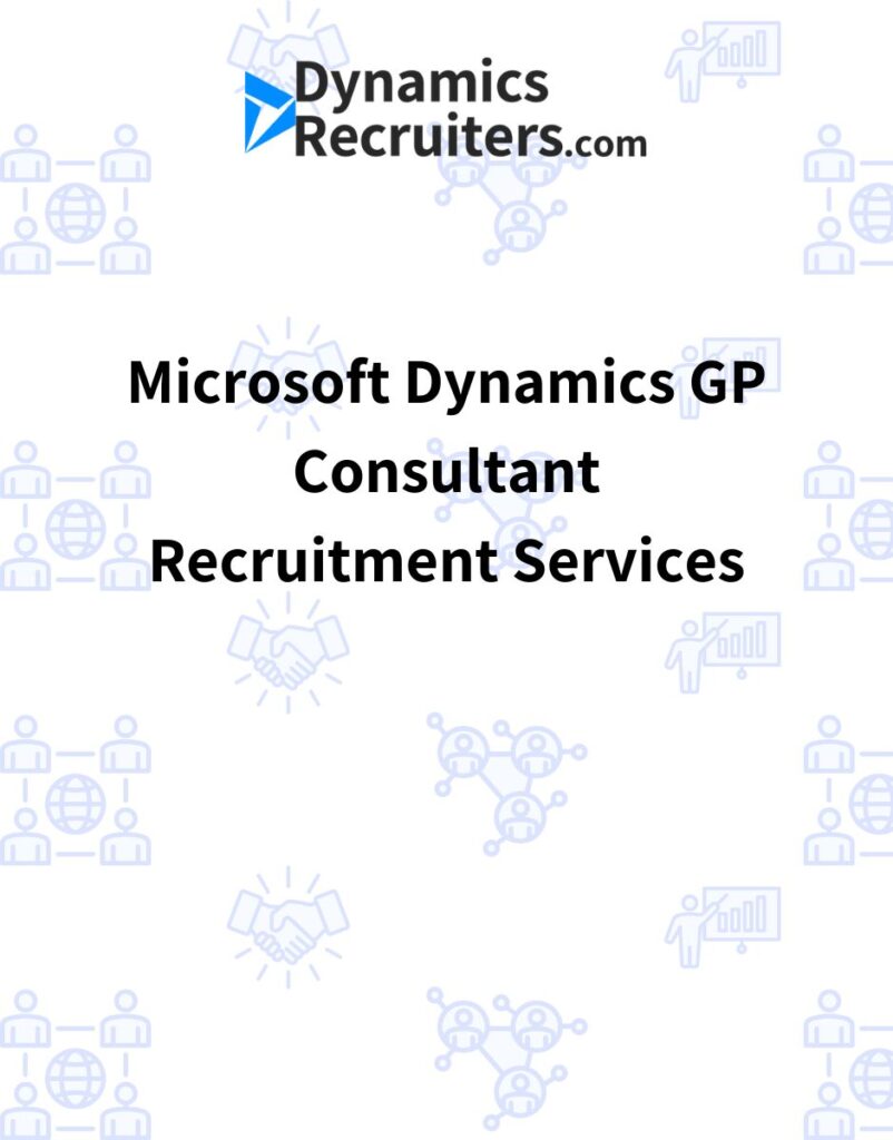 Microsoft Dynamics GP Consultant Recruitment Services​