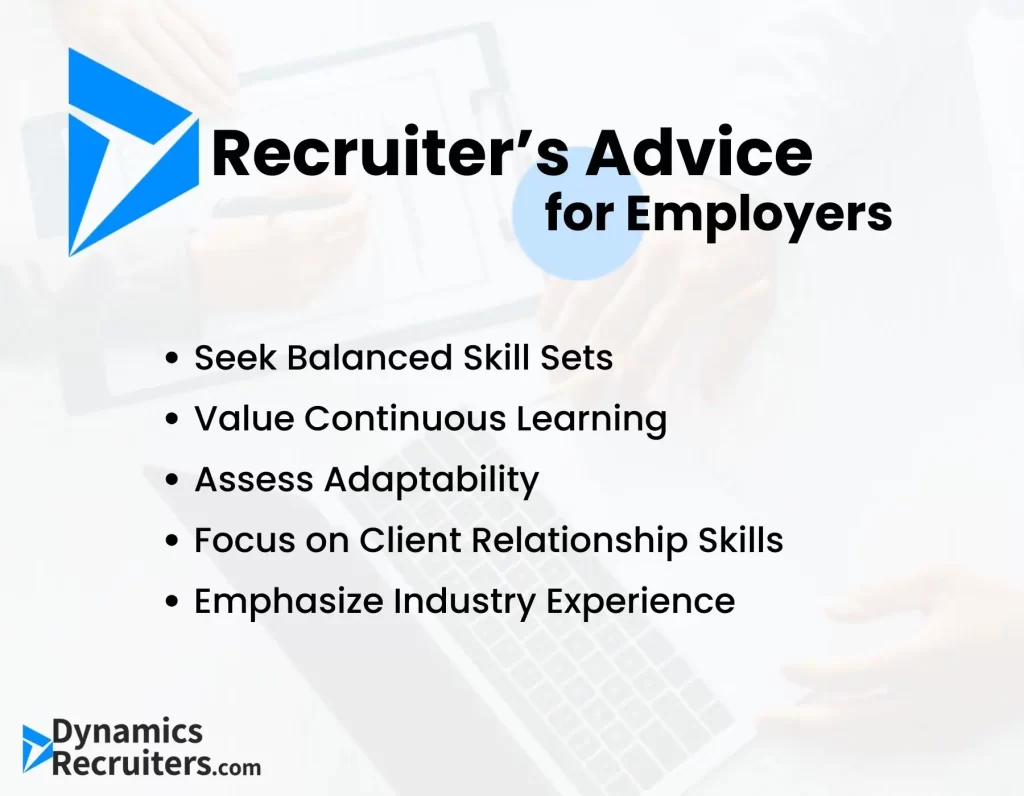 Microsoft Dynamics 365 Consulting Manager Position: Recruiter Advice for Employers