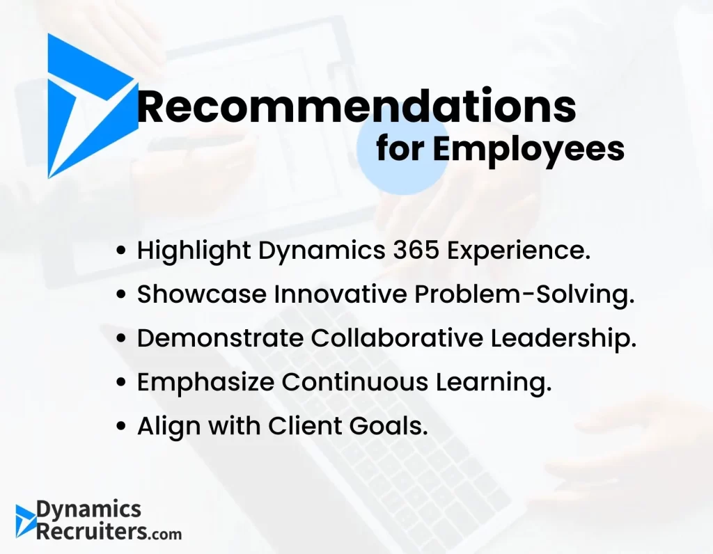Senior Dynamics 365 Developer Vacancy Overview: Position Recommendations for Employees